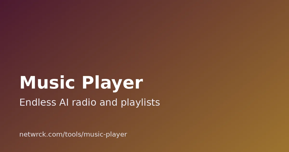Music Player - Endless AI Radio, Playlists and Song Generator