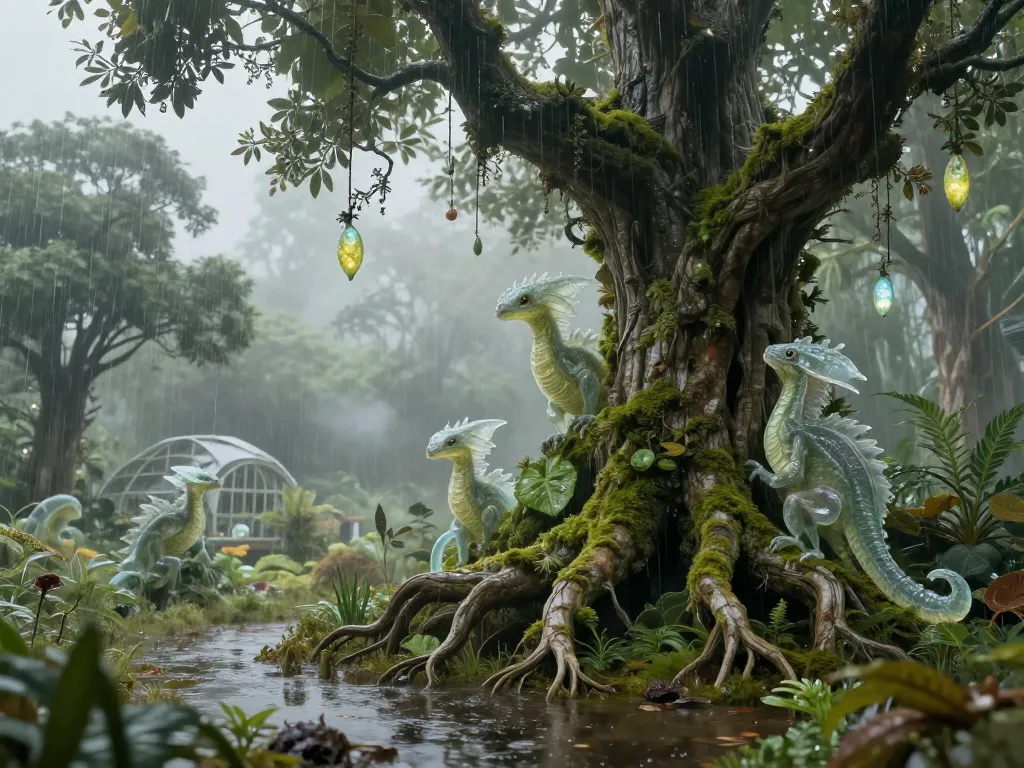 Wilderkind Alien Conservatory #art #aiart #gallery #scifi #speculativeevolution