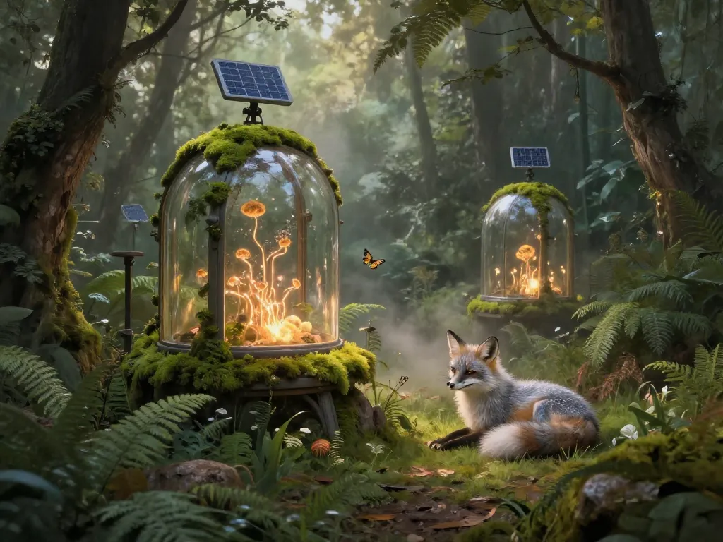 Wilderkind Solarpunk Observatory #art #aiart #gallery #solarpunk #wilderkind