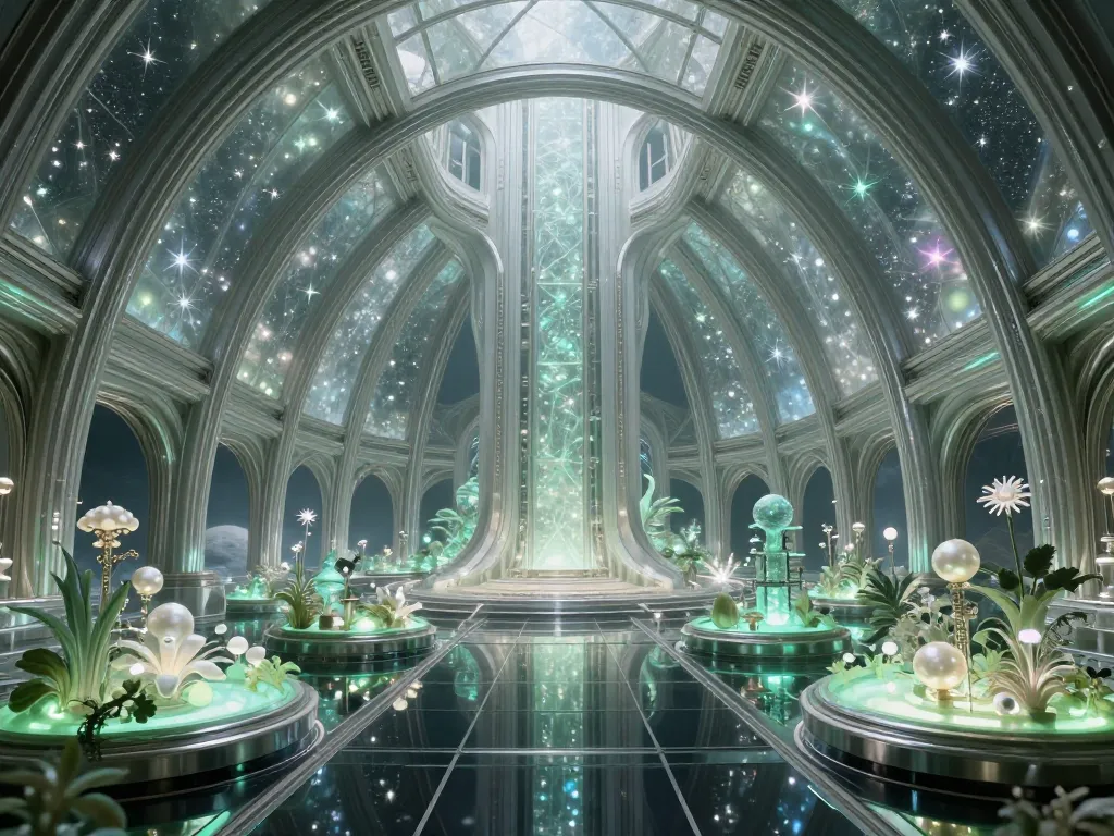 Opalescent Alien Archive #art #aiart #gallery #scifi