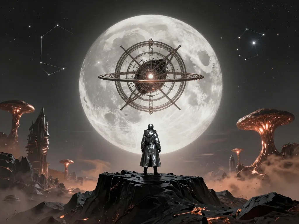Moon Archive Artefact #art #aiart #gallery #scifi