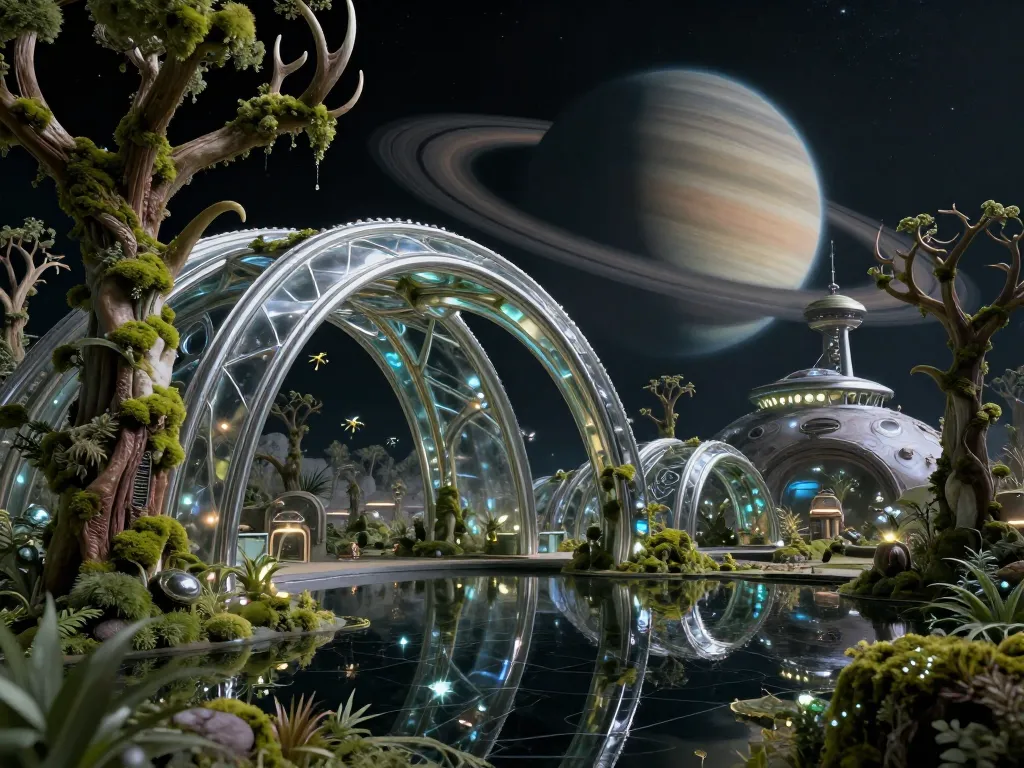 Wilderkind Alien Conservatory #art #aiart #gallery #scifi