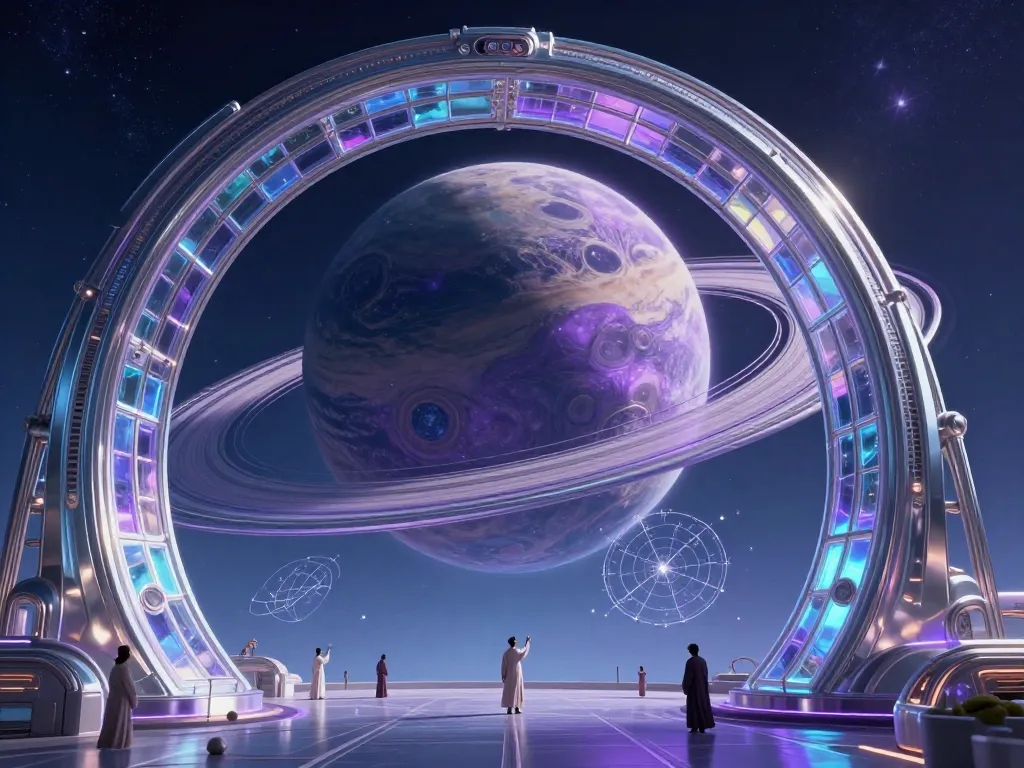 Alien-Core Observatory #art #aiart #gallery #scifi