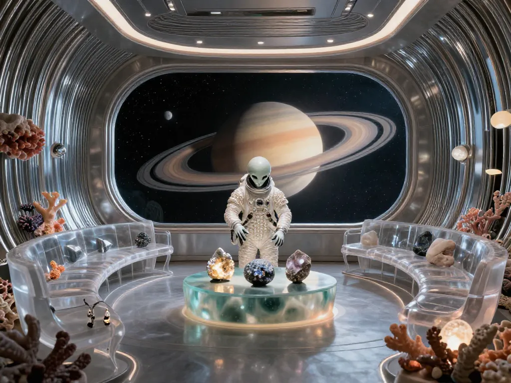 Alien-Core Moon Hotel #art #aiart #gallery #scifi