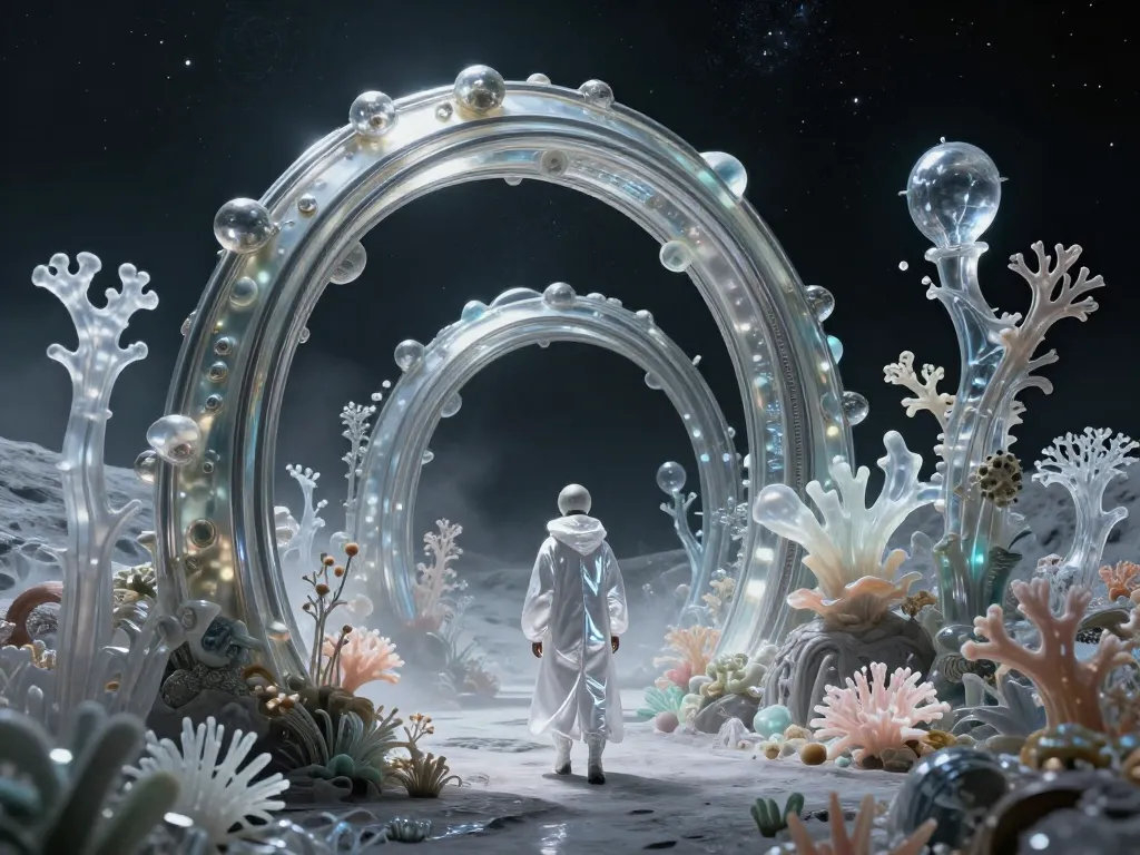 Alien Core Botanical Observatory #art #aiart #gallery #scifi
