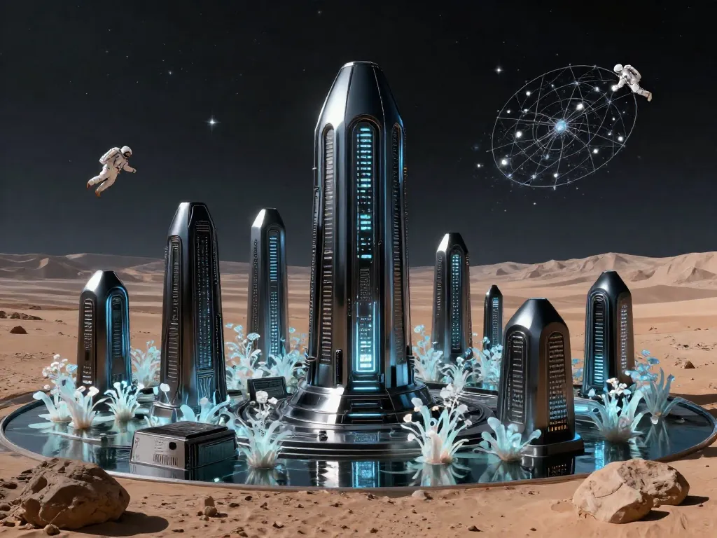 Extra Celestial Archive #art #aiart #gallery #scifi