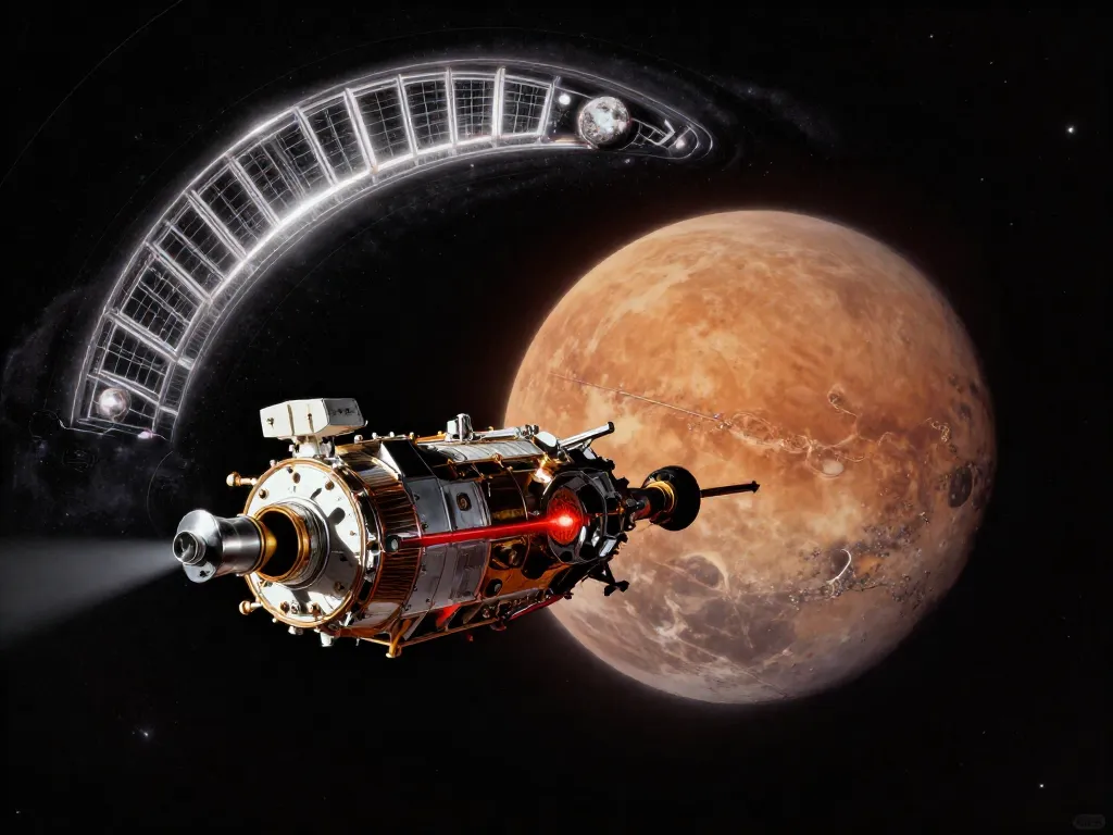 Psyche Mars Flyby: Metal Dreams Beyond the Red Planet #art #aiart #gallery #spaceart #scifi