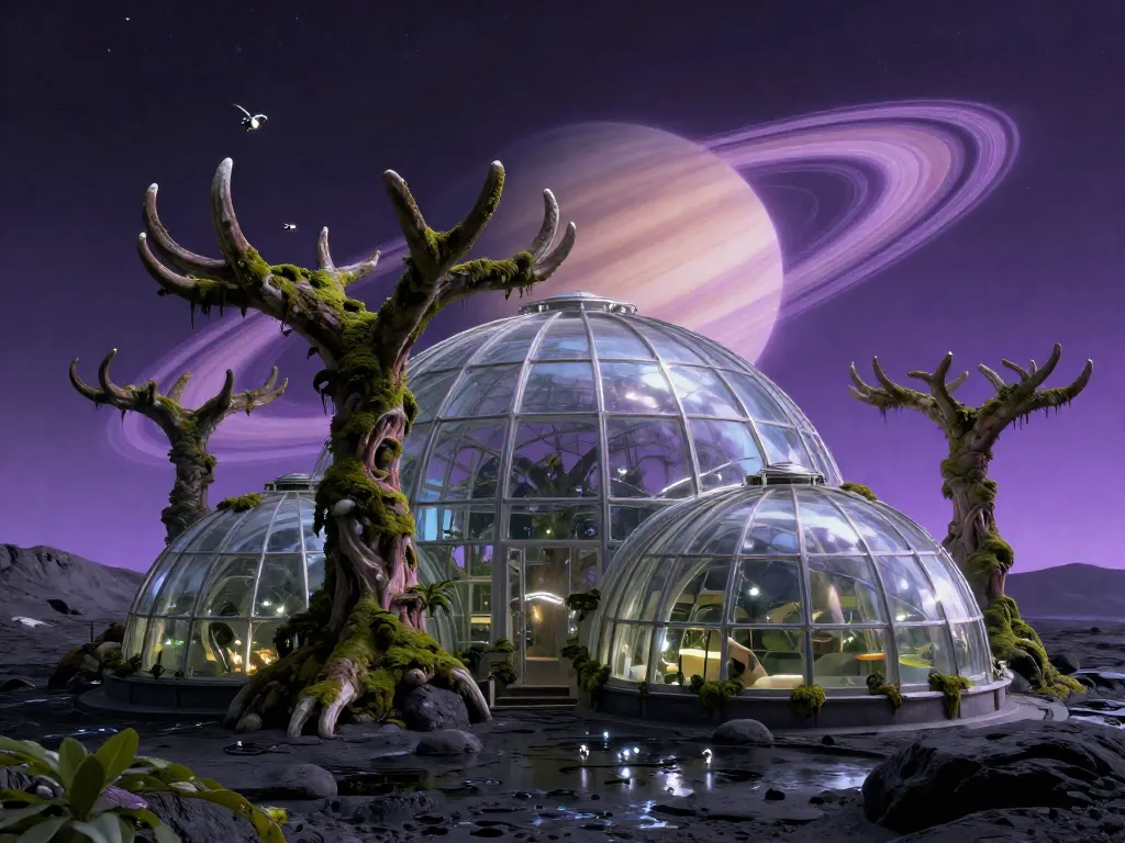 Wilderkind Alien Greenhouse #art #aiart #gallery #scifi #wilderkind