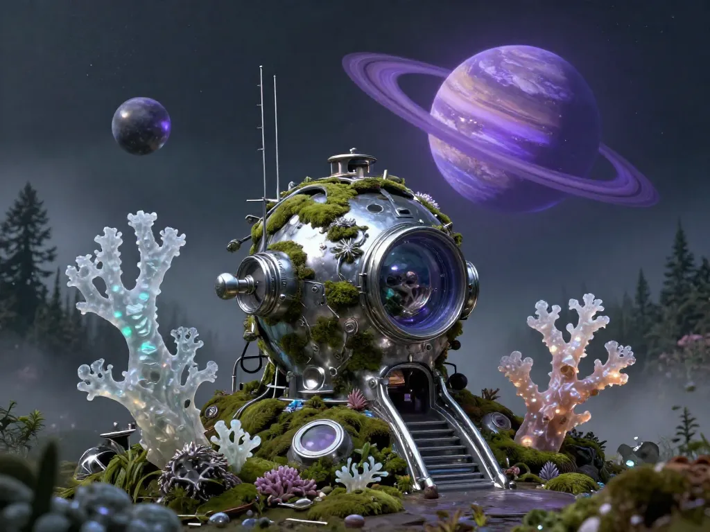 Alien Wilderkind Observatory #art #aiart #gallery #scifi