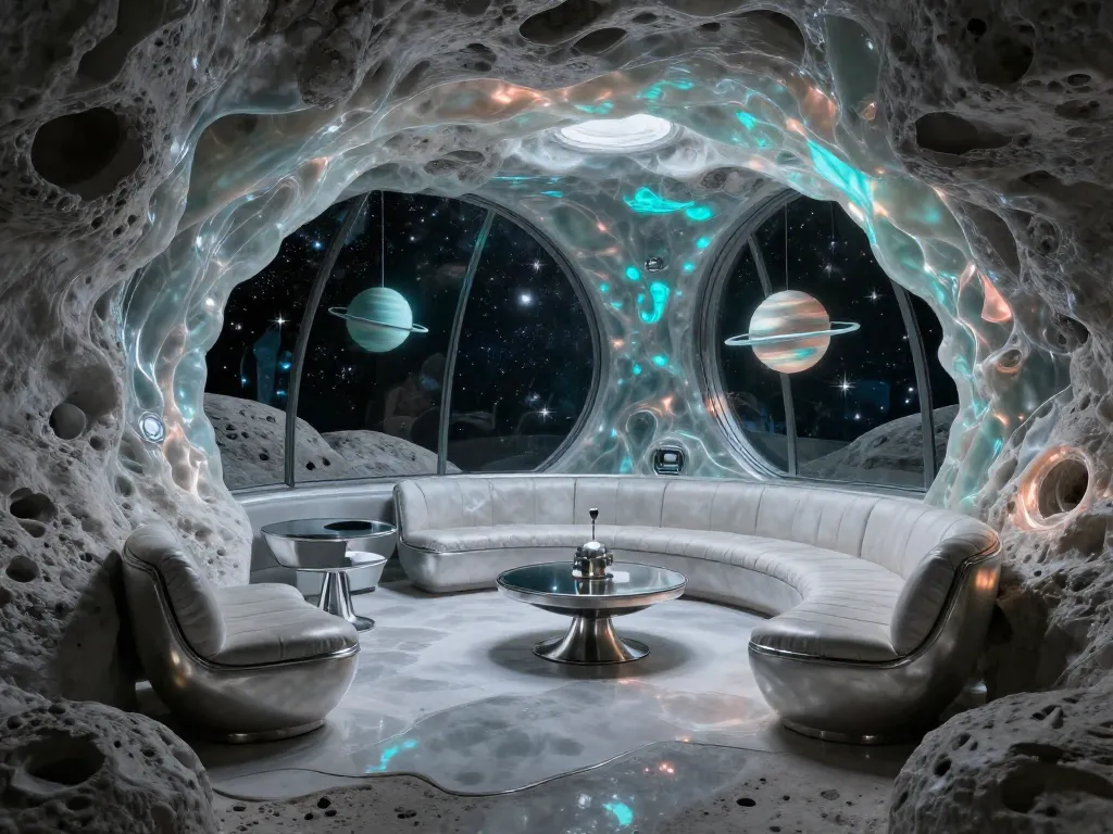 Alien-Core Asteroid Observatory #art #aiart #gallery #scifi