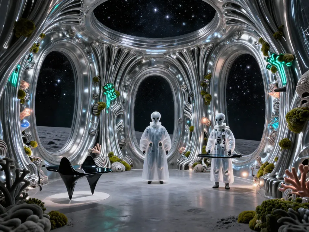 Alien Core Moon Gallery #art #aiart #gallery #scifi