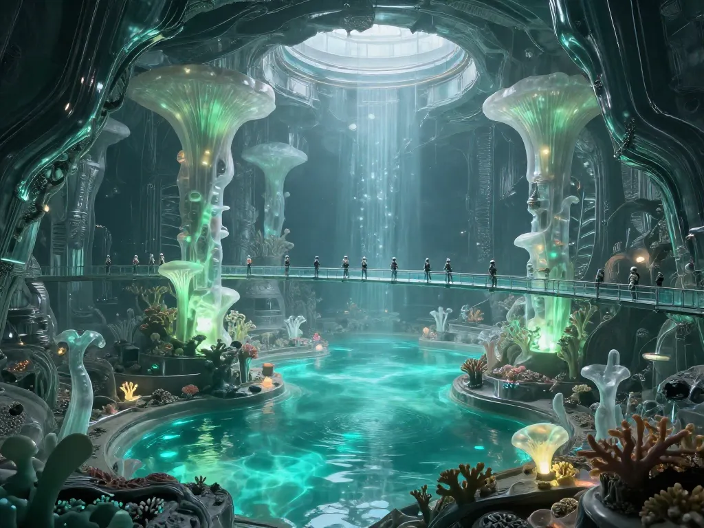 Alien Core Sanctuary #art #aiart #gallery #scifi