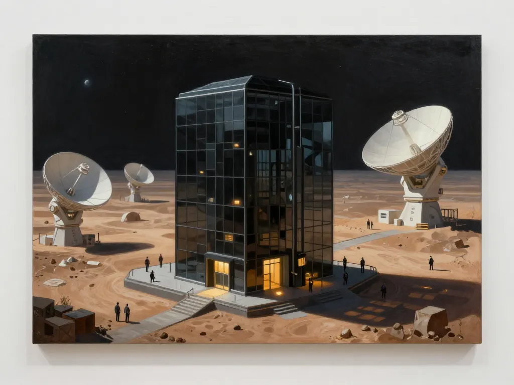 The Fermi Embassy #art #aiart #gallery #scifi