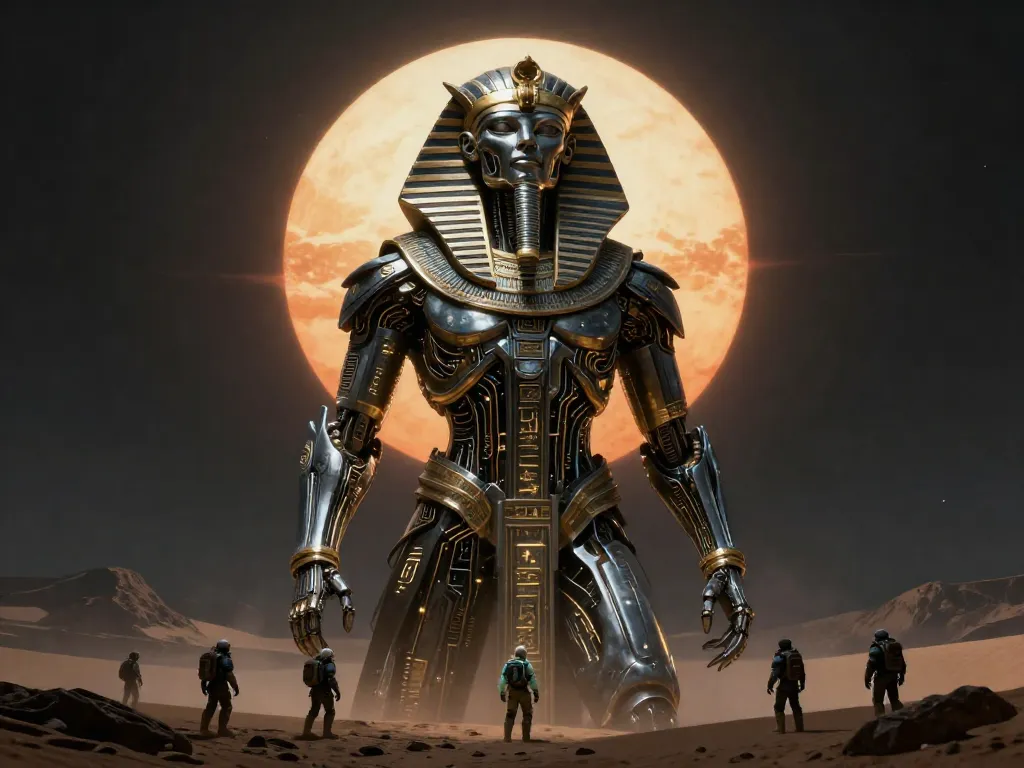 Obsidian Oracle of the Eclipse #art #aiart #gallery #scifi