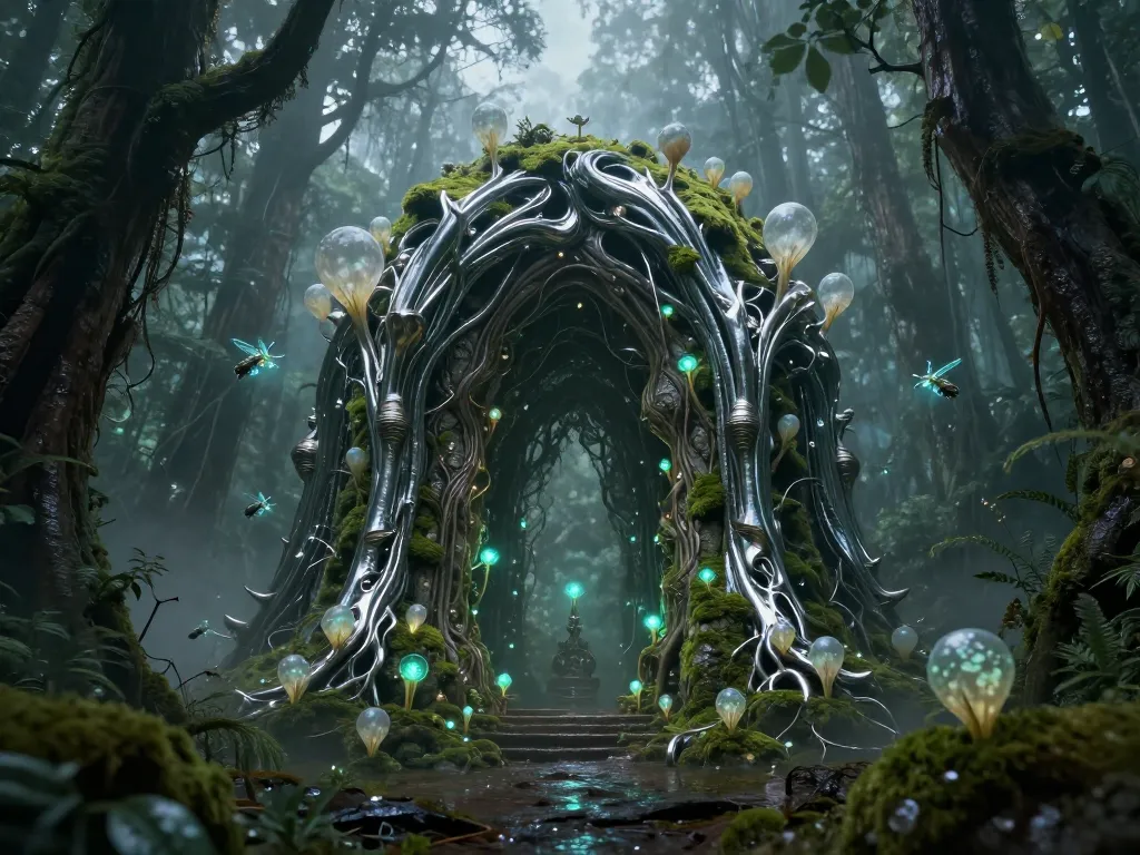 Alien Wilderkind Shrine #art #aiart #gallery #scifi #wilderkind