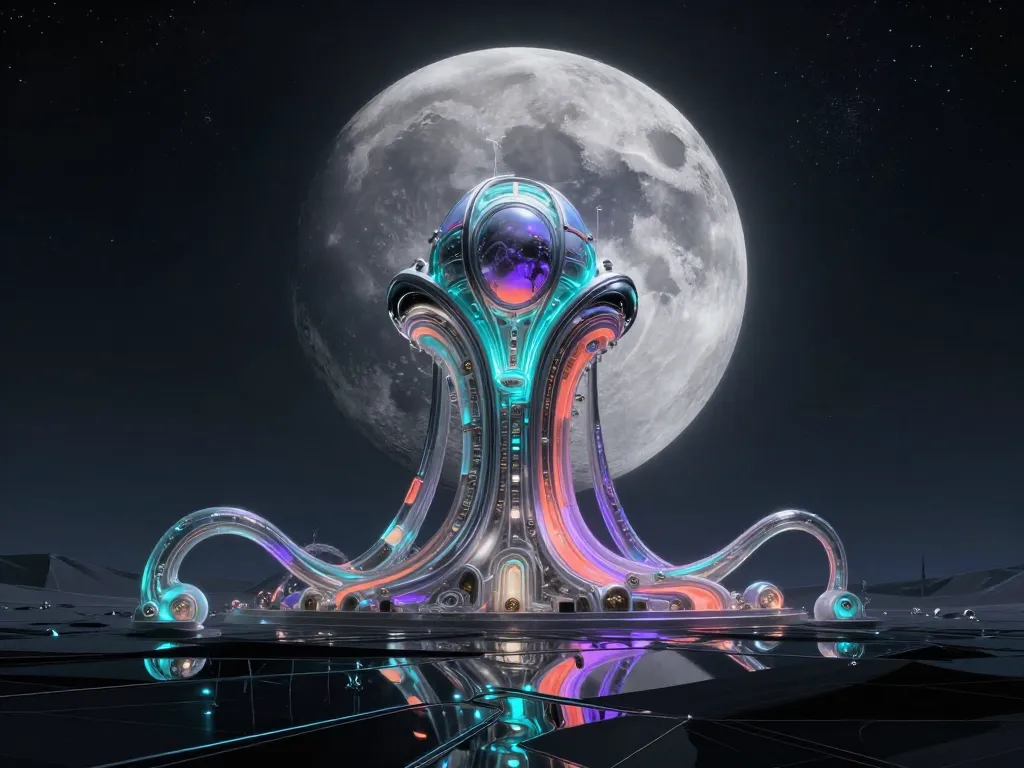 Alien Core Observatory #art #aiart #gallery #scifi #aliencore