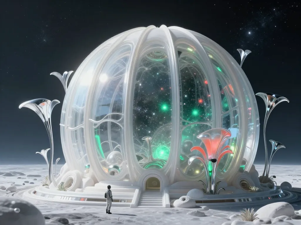 Alien Core Observatory #art #aiart #gallery #scifi