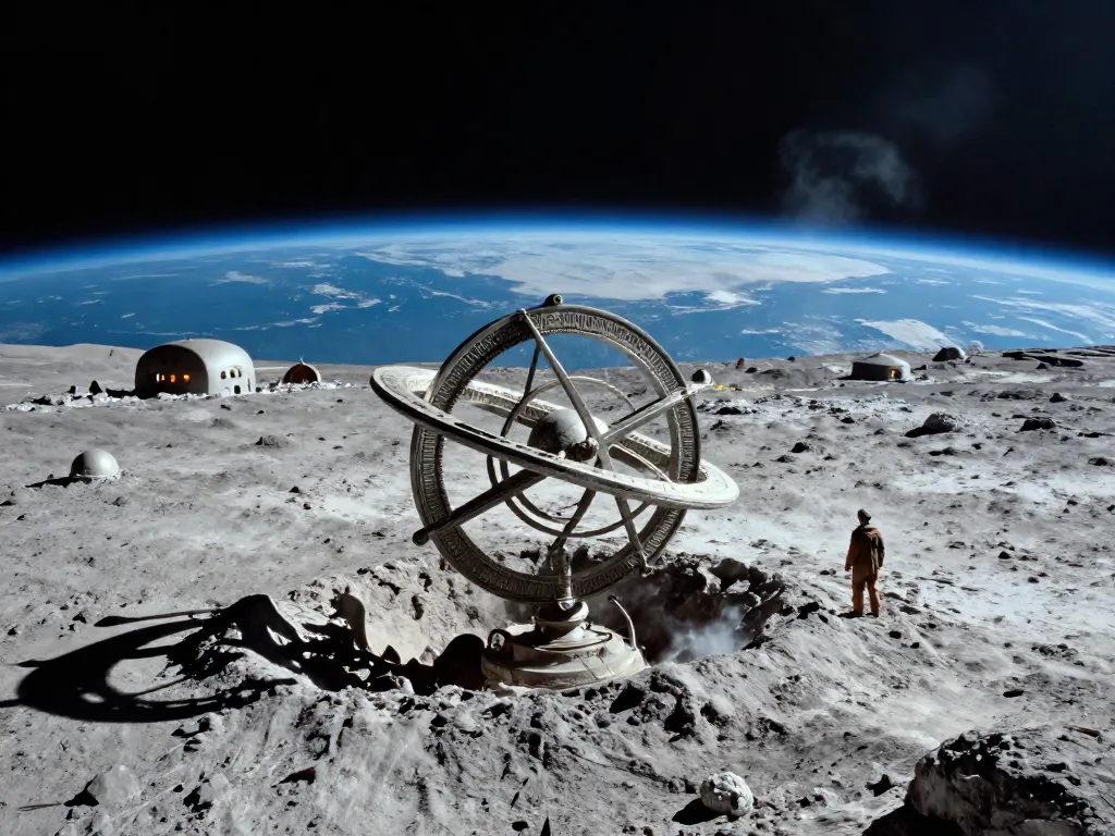 Lunar Archive Unearthed #art #aiart #gallery #scifi