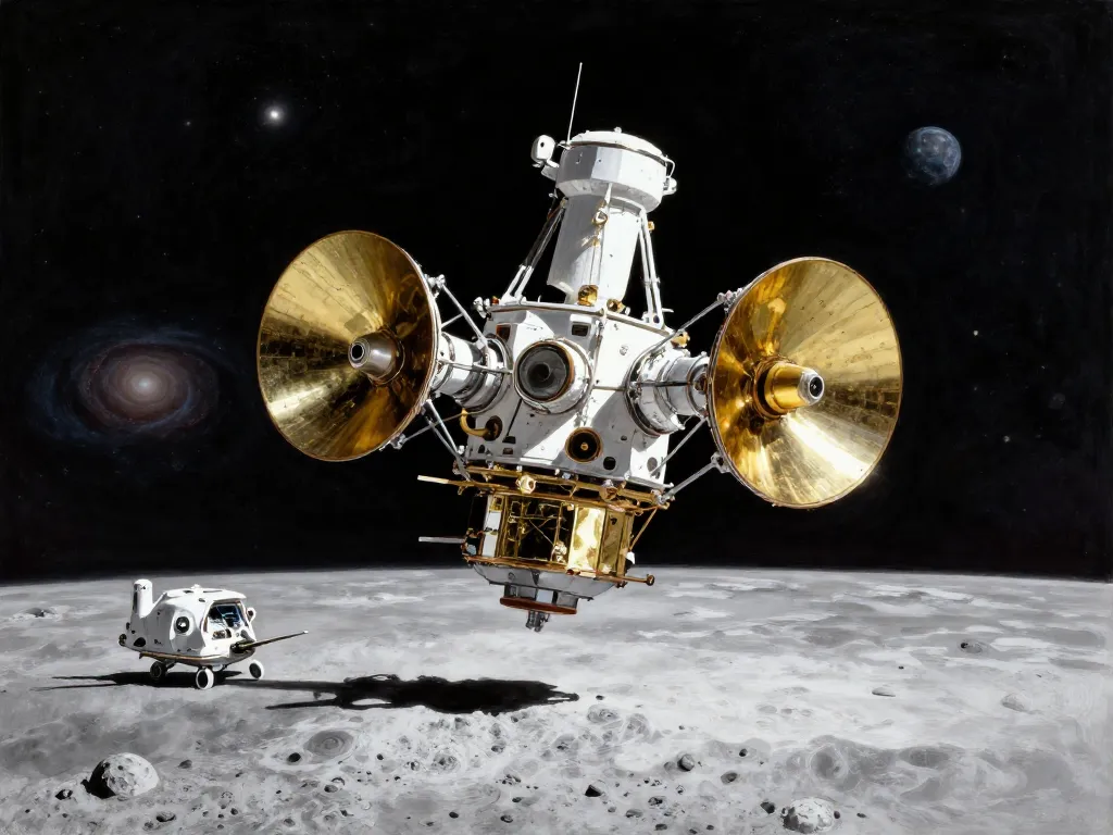 Lunar Survey Mosaic #art #aiart #gallery #spaceart #moon