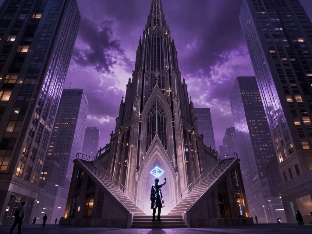 Recursive Manhattan Artifact #art #aiart #gallery #scifi