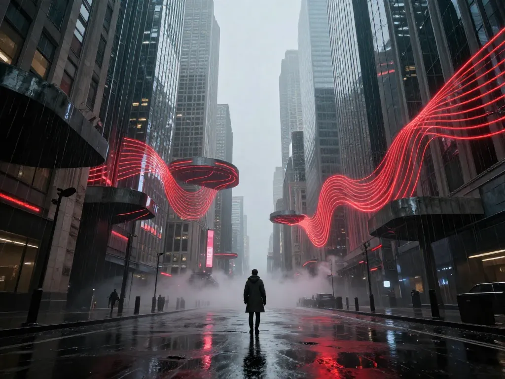 Resonant City Fold #art #aiart #gallery #scifi