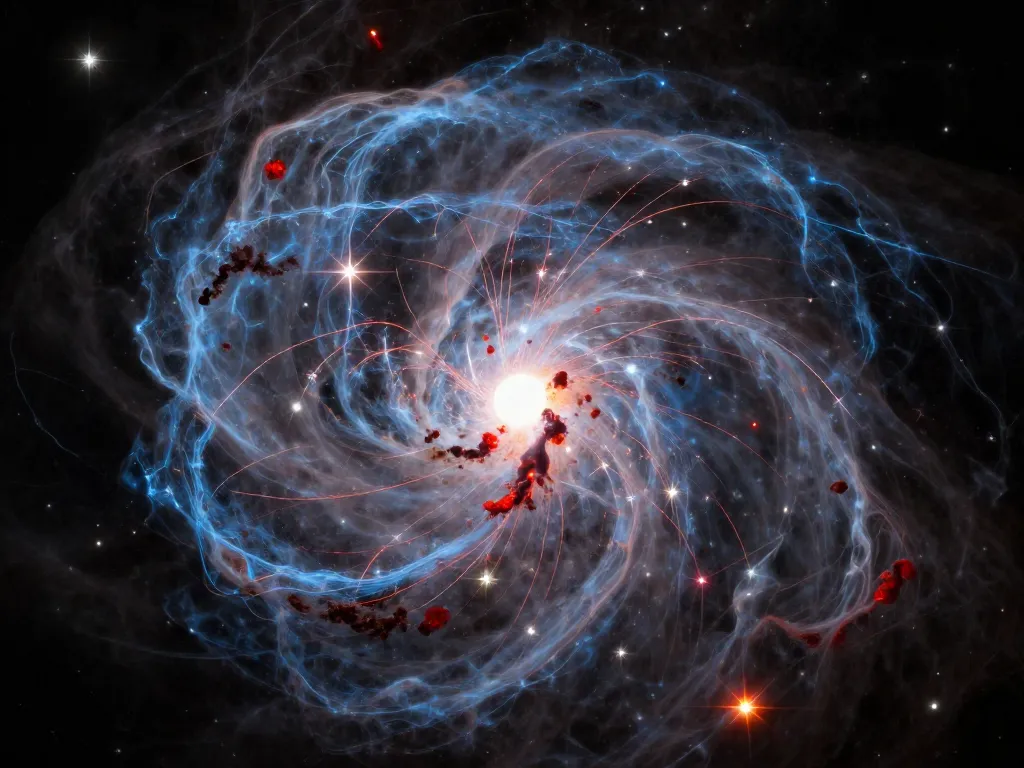 Infant Star Fireworks #art #aiart #gallery #spaceart