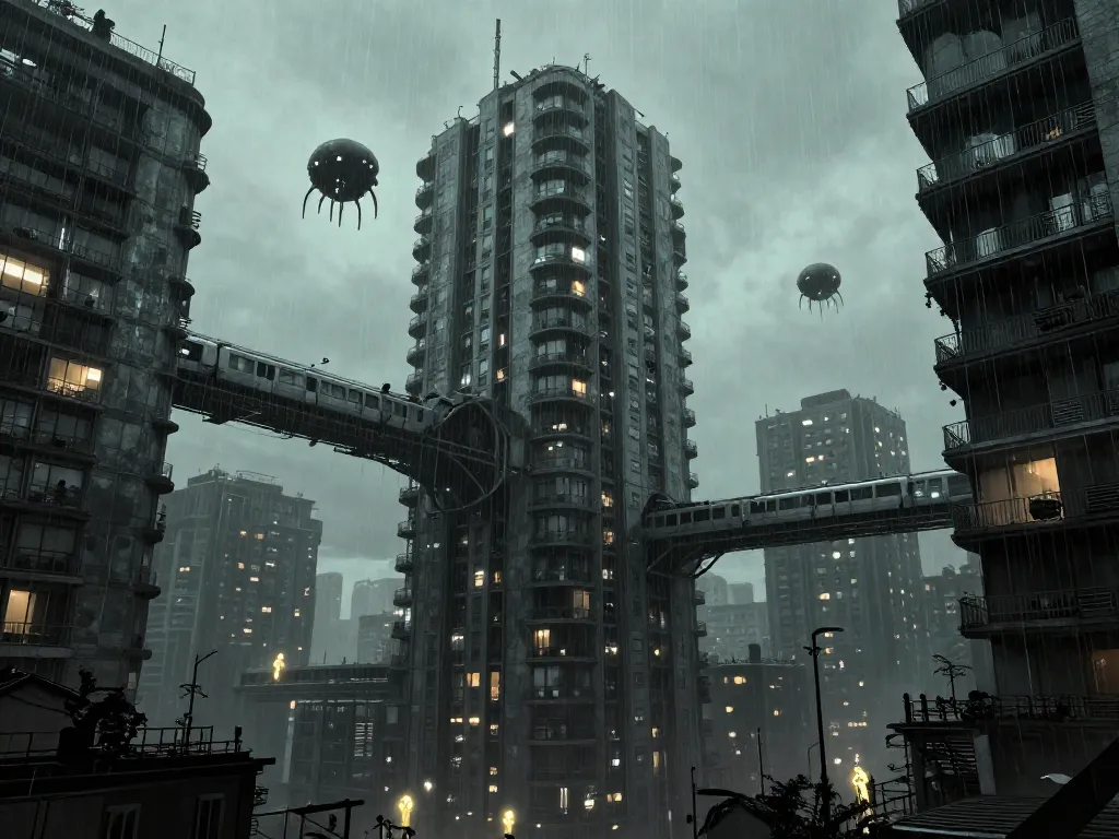Living City Hostways #art #aiart #gallery #scifi