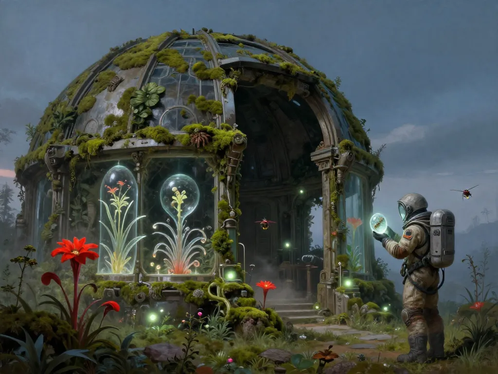 Wilderkind Exoplanet Greenhouse #art #aiart #gallery #scifi #wilderkind