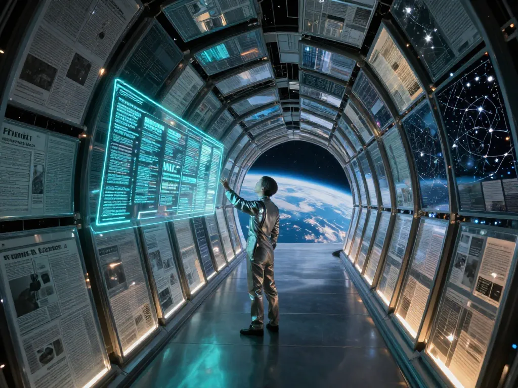 Future Tunnel Archive #art #aiart #gallery #scifi