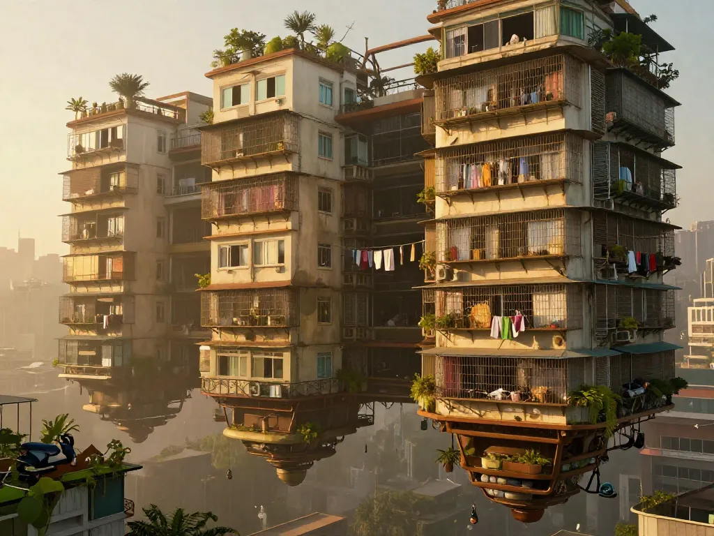 Monsoon Skyblock Futures #art #aiart #gallery #scifi