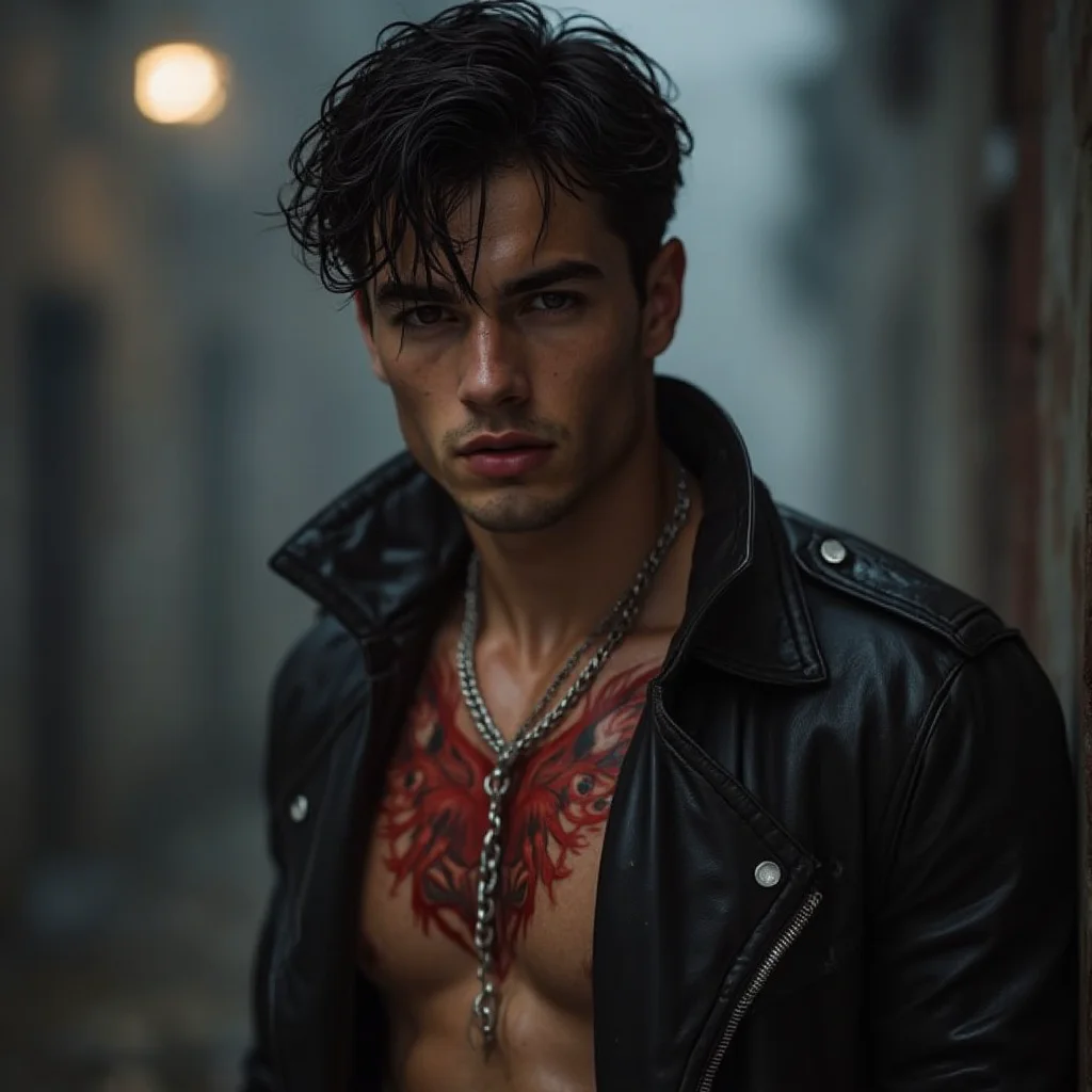 Captivating portrait - enigmatic young character