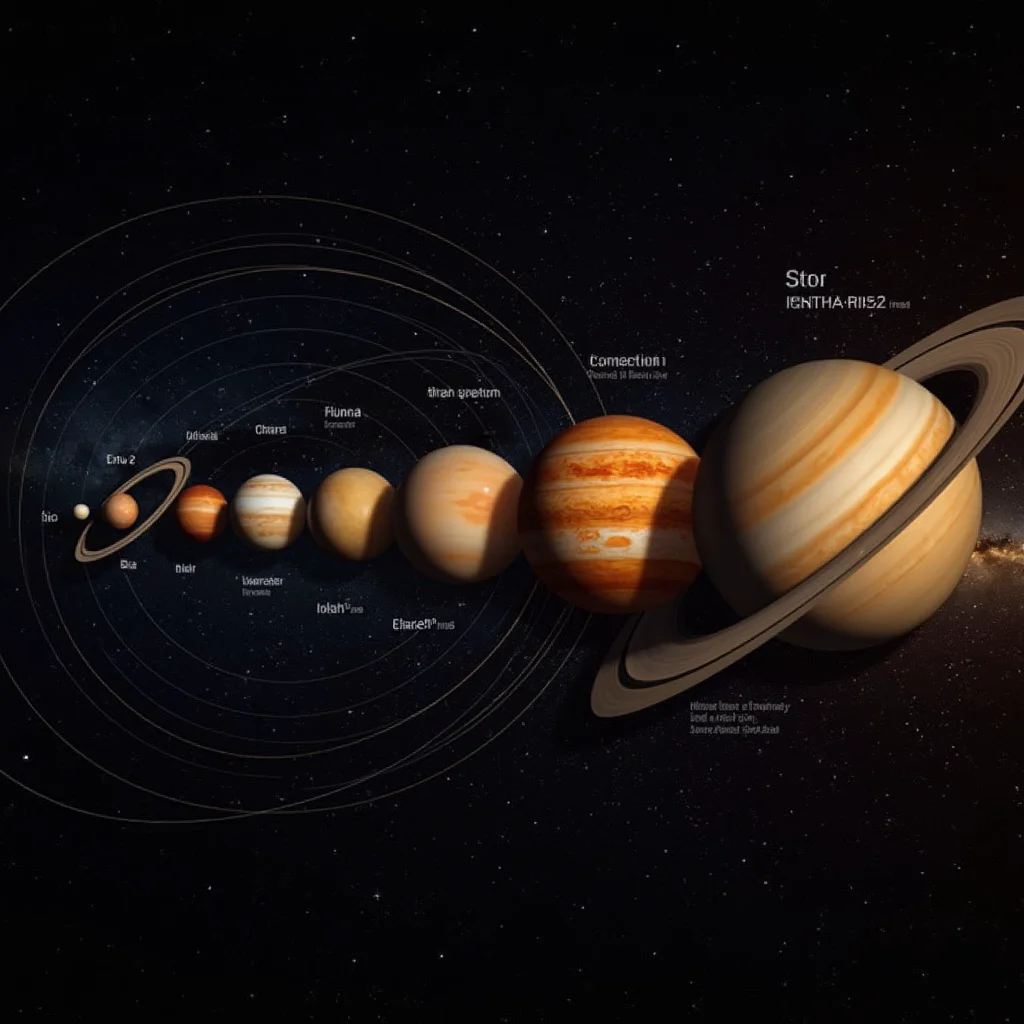 Exploring latent space creativity - solar system collage
