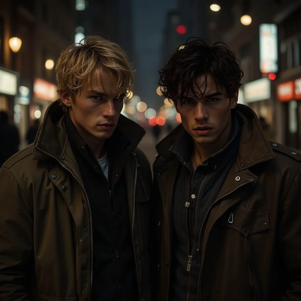 City street at night - alternative angle