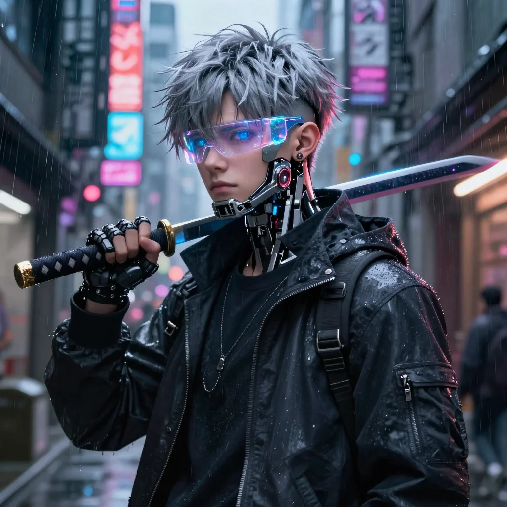 Young Male Cyberpunk