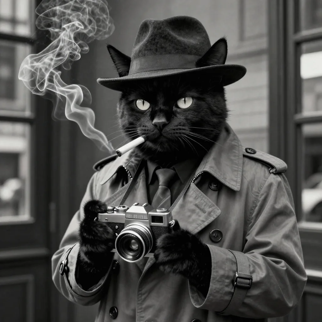 Humanoid Black Cat