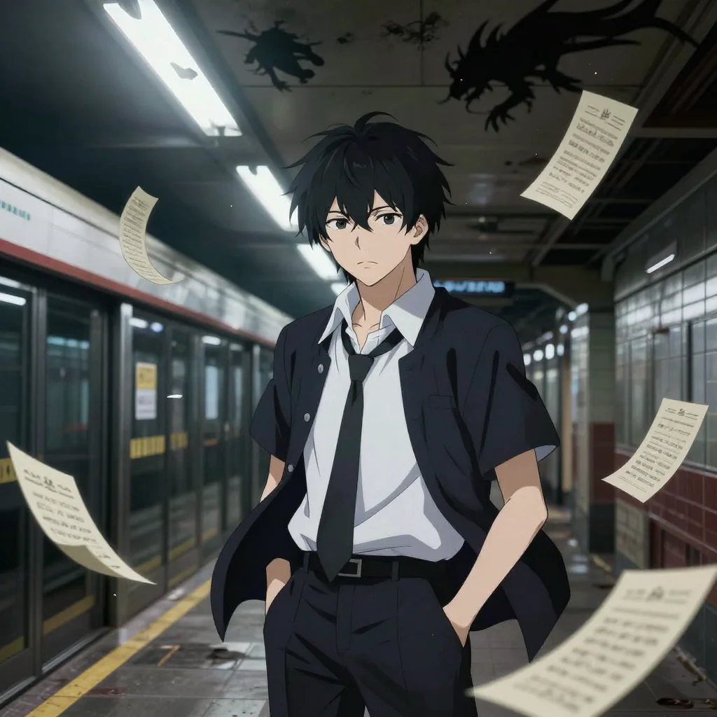 Male Anime Exorcist