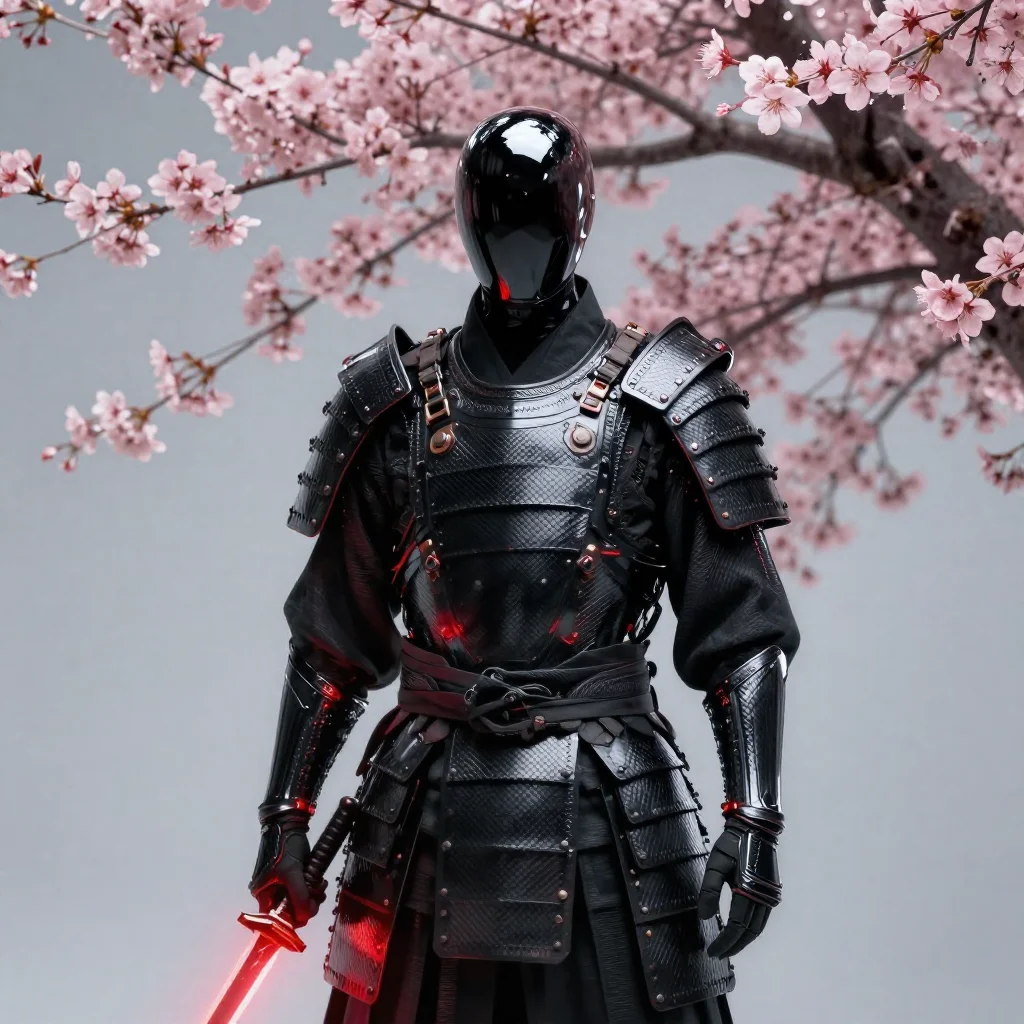 Male Futuristic Samurai