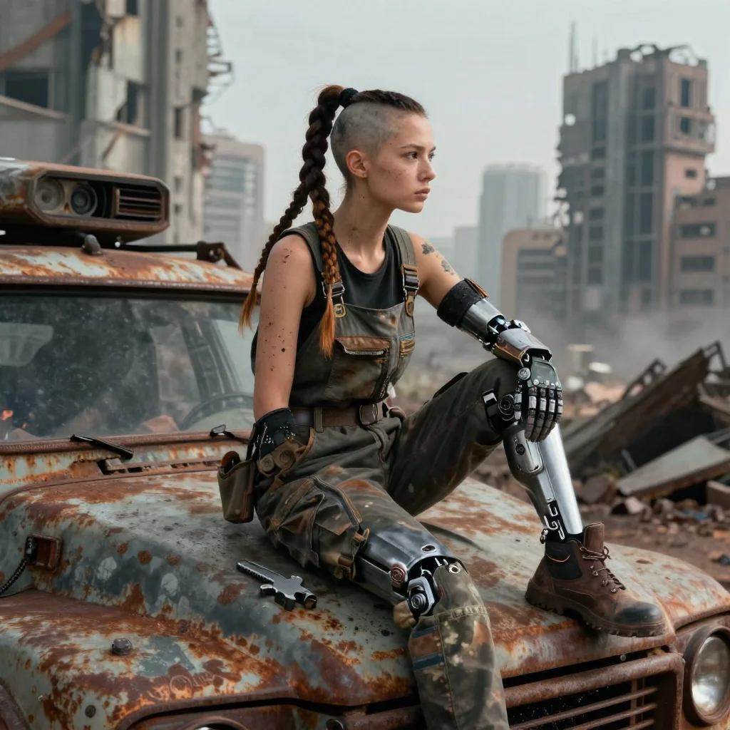 Young Female Post-apocalyptic