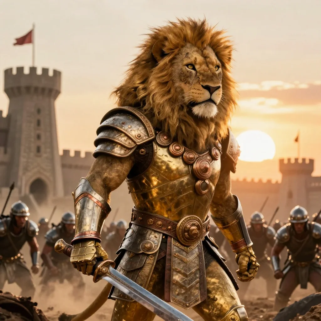 Humanoid Lion King