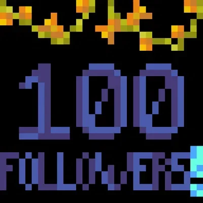 100 FOLLOWERS!
