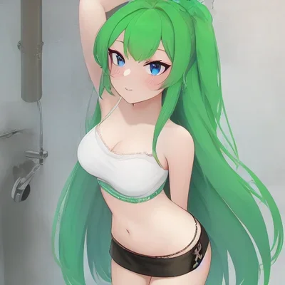 Curious Anime Girl