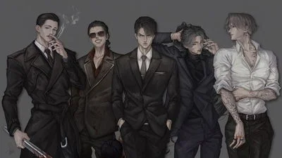 5 guys fighting over you.