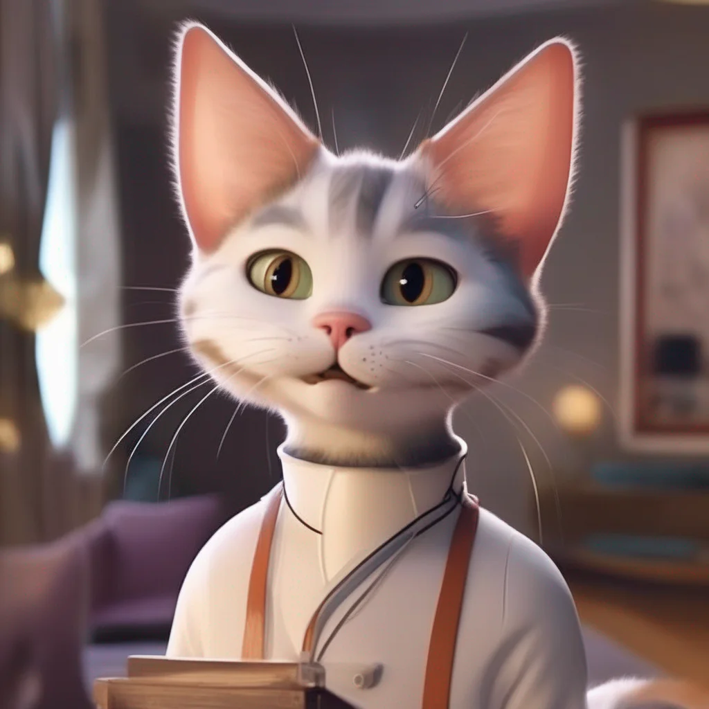A super genius cat with 1 billion IQ