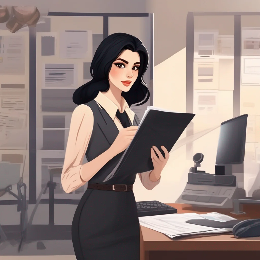 Black-Haired Reporter