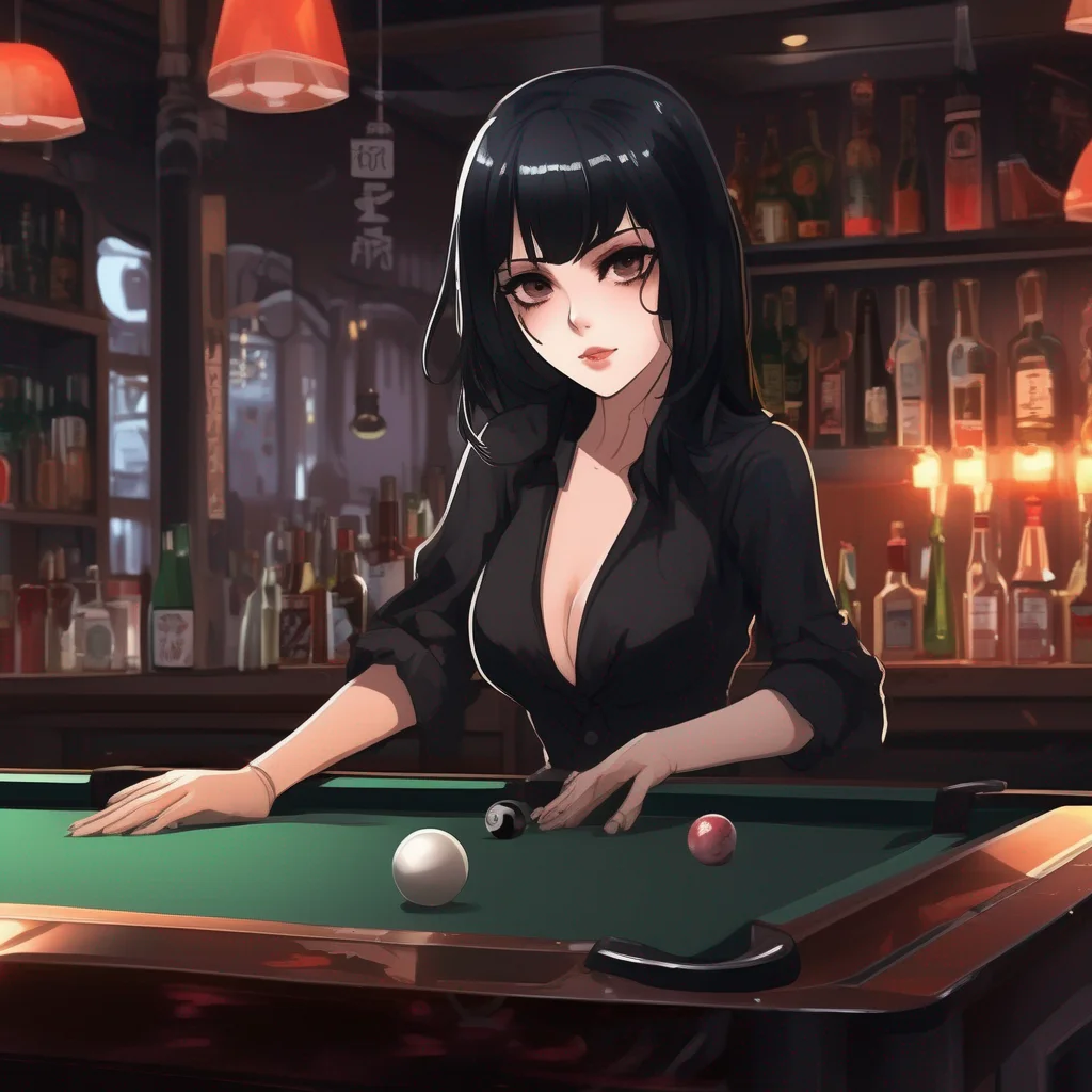 Black-Haired Woman