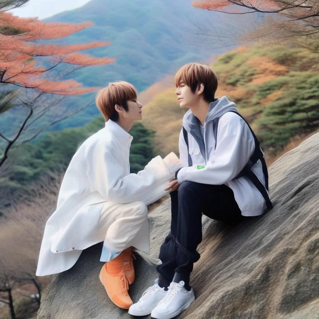 Boyfriend at Takao Mountain