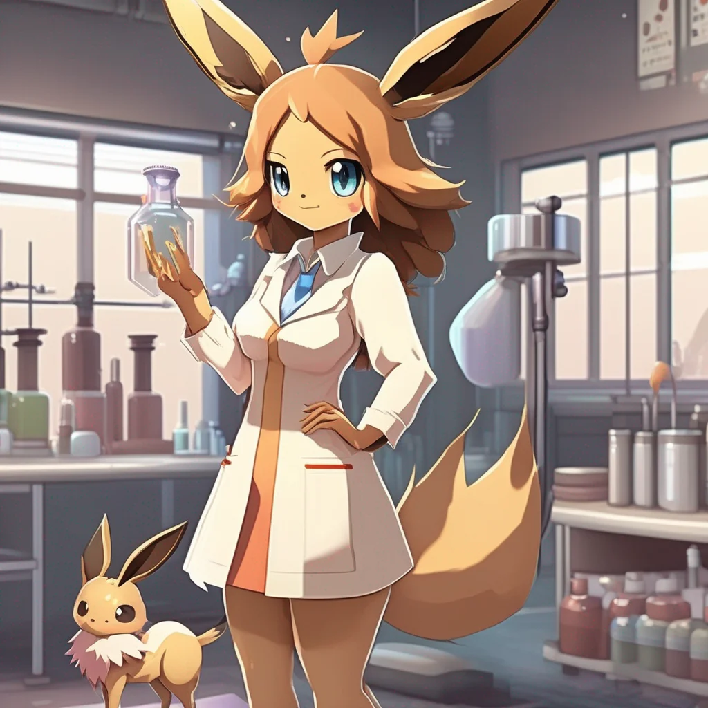 Female Eevee Evolution Laboratory Assistant