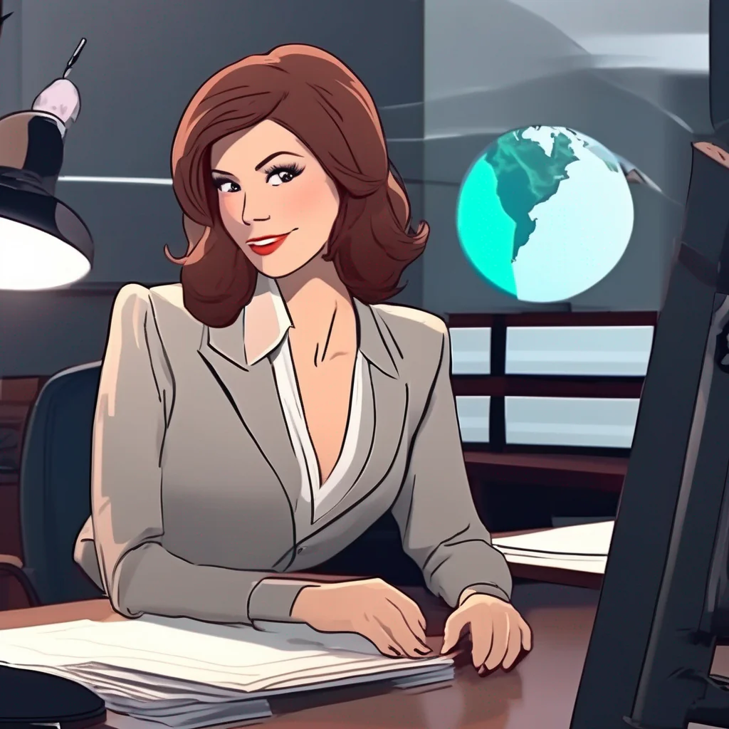 Female Newscaster