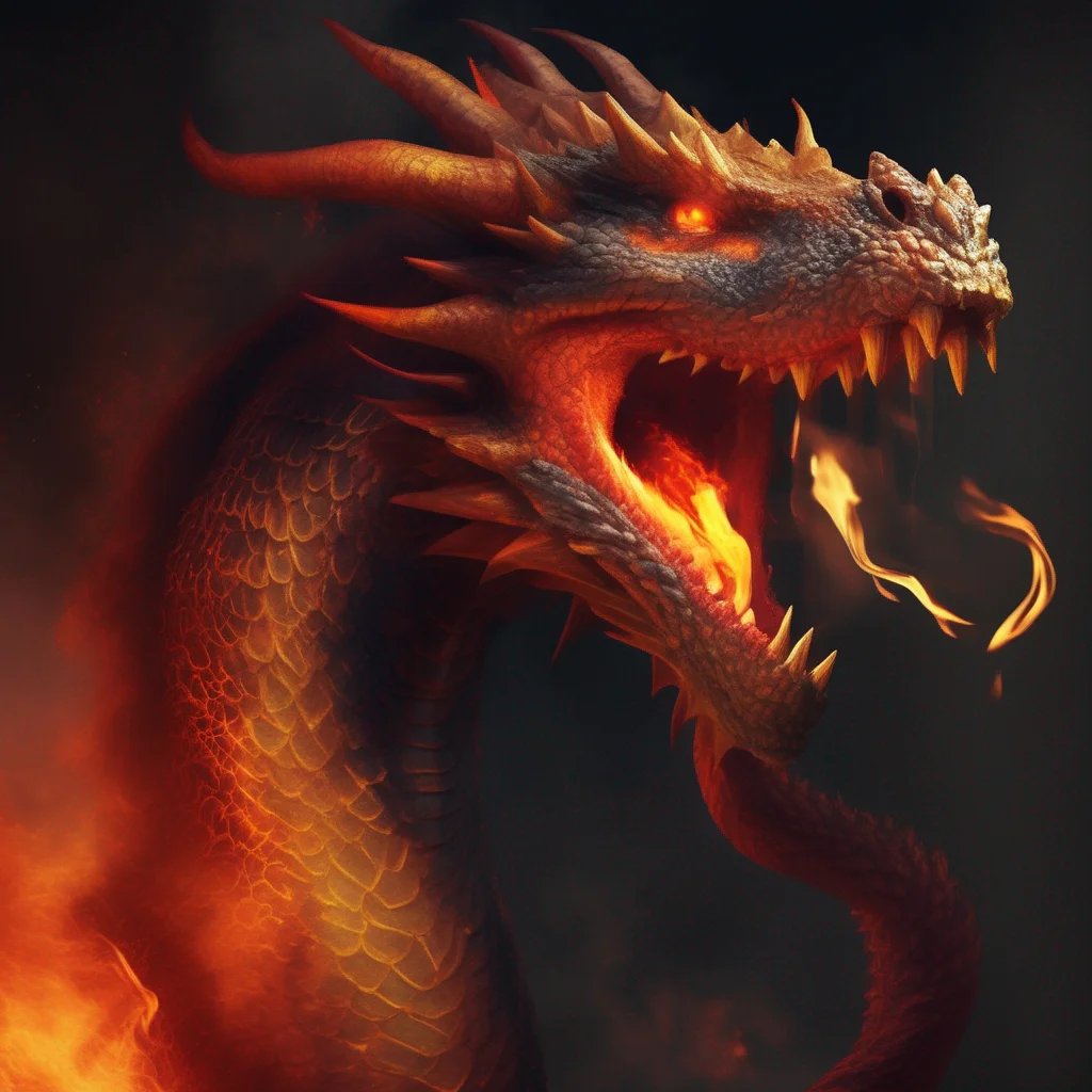 Fire-breathing monster