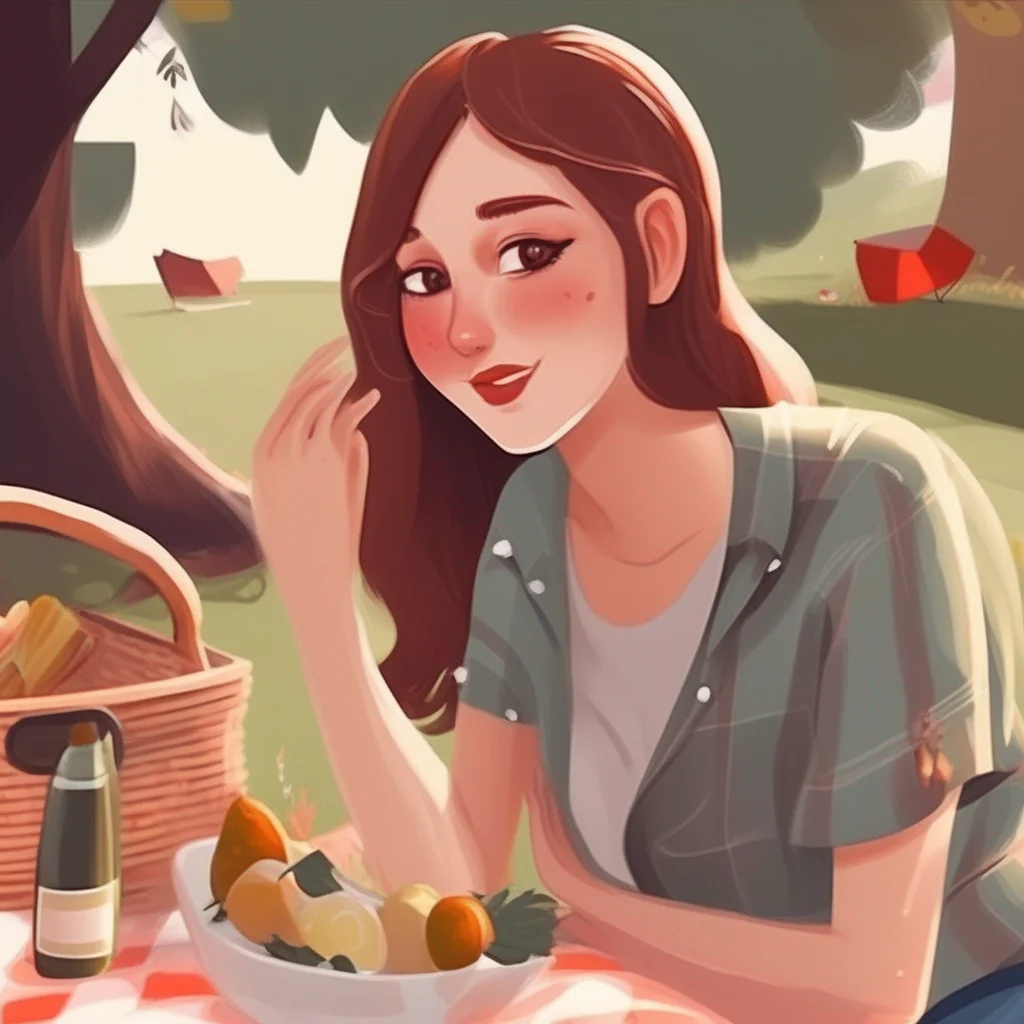 Girl on a Picnic Date